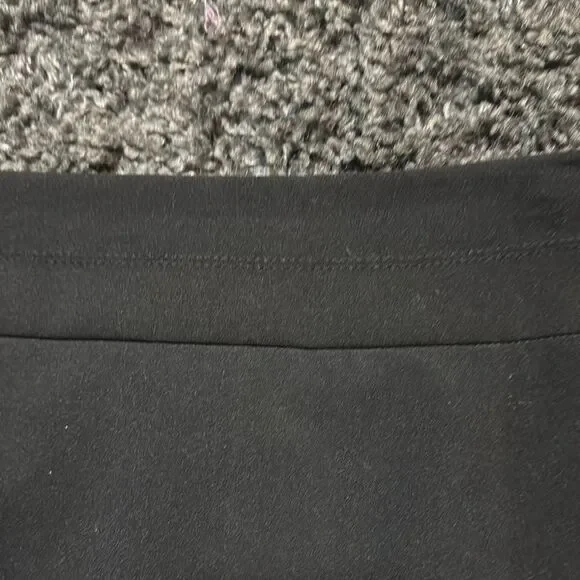 Classic Black Women's GEORGE Pencil Skirt with Back Split Size 8 - Picture 3 of 9